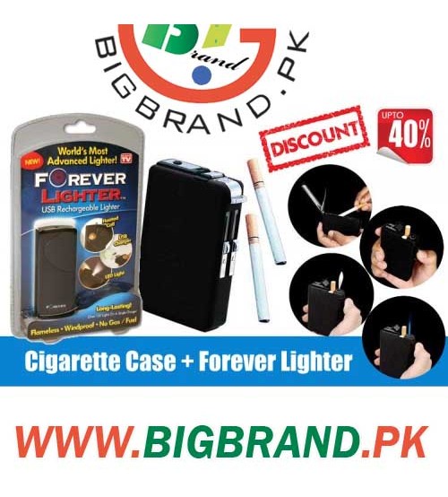 Automatic Cigarette Case + Forever Lighter Special Offer For Men